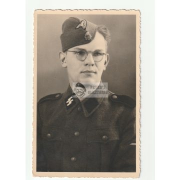 SS koponyás portré fotó - 1943t