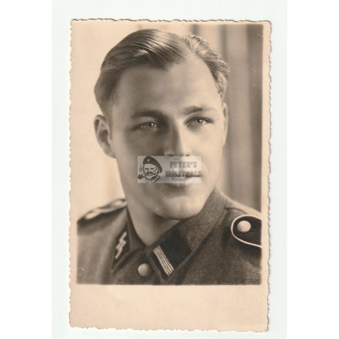 SS Rottenführer portré 1945 - képeslap méret