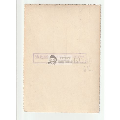 SS-Unterscharführer portré fotó  - képeslap méret