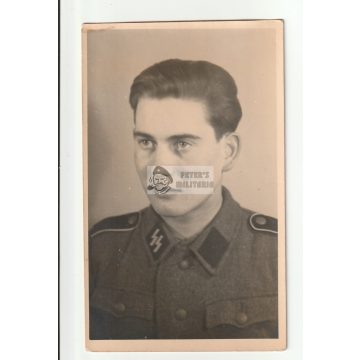 SS Schütze portré - képeslap méret