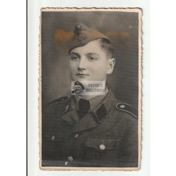 SS Schütze 1943 - képeslap méret