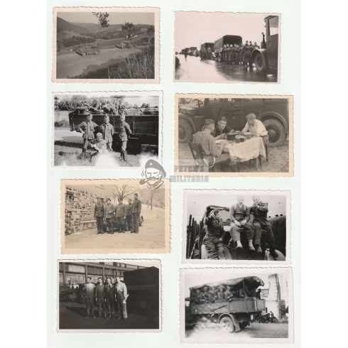 Photo pack depicting vehicles and soldiers