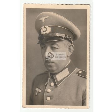 Waffenrockos portré fotó képeslap méretben