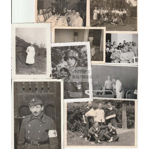 Wehrmacht, Honvéd, DRK egészségügyi fotó pakk