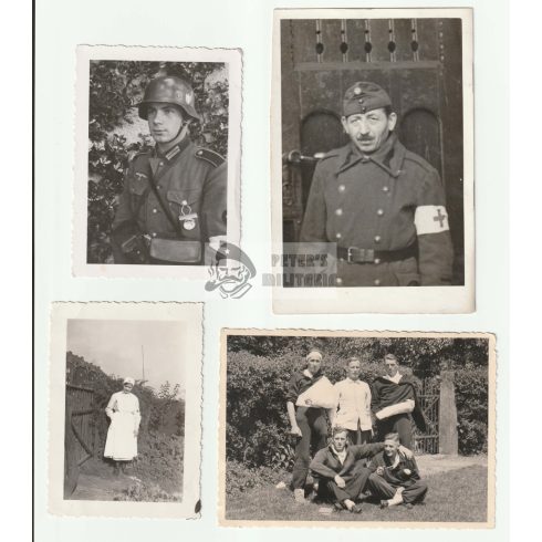Wehrmacht, Honvéd, DRK egészségügyi fotó pakk