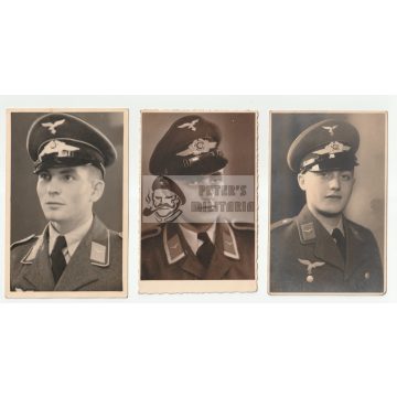 Luftwaffe portréfotók tányérsapkával