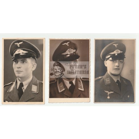 Luftwaffe portréfotók tányérsapkával