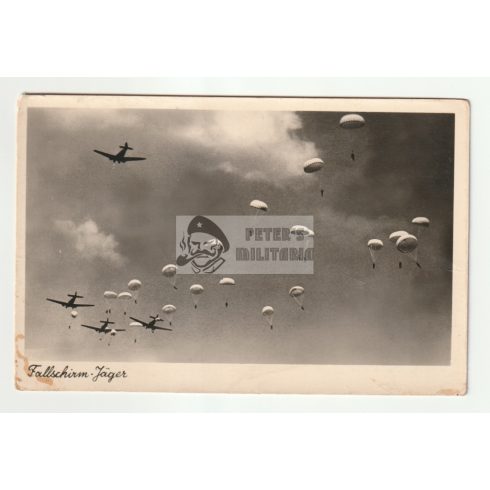Fallschirmjäger - Ejtőernyős képeslap