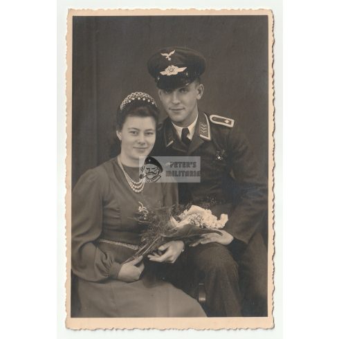 Luftwaffe Feldwebel esküvői fotó