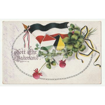 WW1 képeslap - Gott Ehr Vaterland