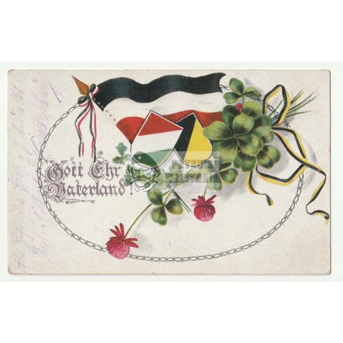 WW1 képeslap - Gott Ehr Vaterland