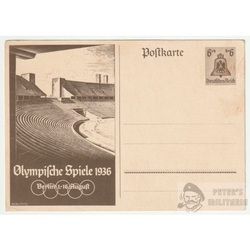 Olimpische Spiele 1936 Berlin képeslap