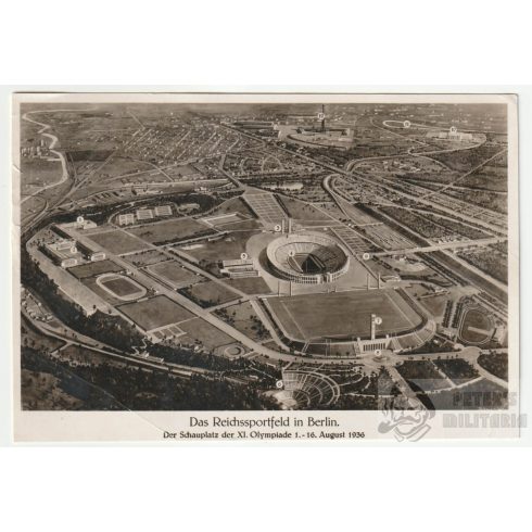 Das Reichssportfeld in Berlin képeslap