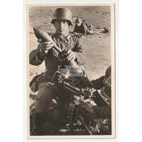 Aknavetős képeslap - Unsere Wehrmacht