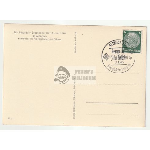 Hitler & Mussolini és R.v. Epp képeslap