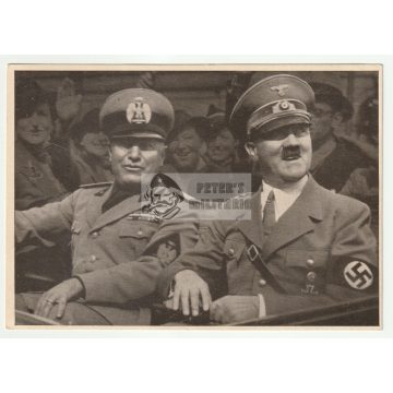 Hitler & Mussolini "Männer der Zeit" képeslap