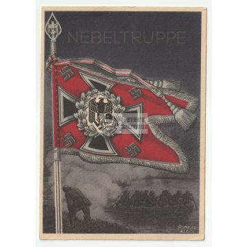 Fahnen und Standarten - Nebel Truppe képeslap