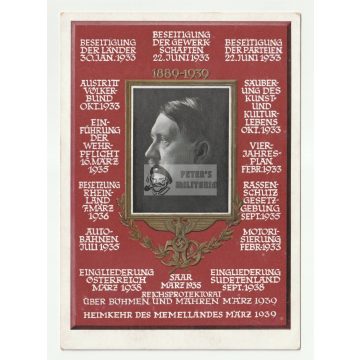 Adolf Hitler 50. képeslap