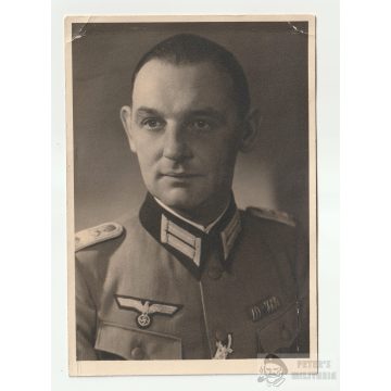 Wehrmacht Hauptmann Vaskereszt Ismétlőpánttal