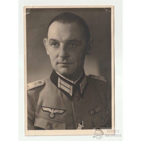 Wehrmacht Hauptmann Vaskereszt Ismétlőpánttal