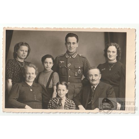 Wehrmacht családi fotó