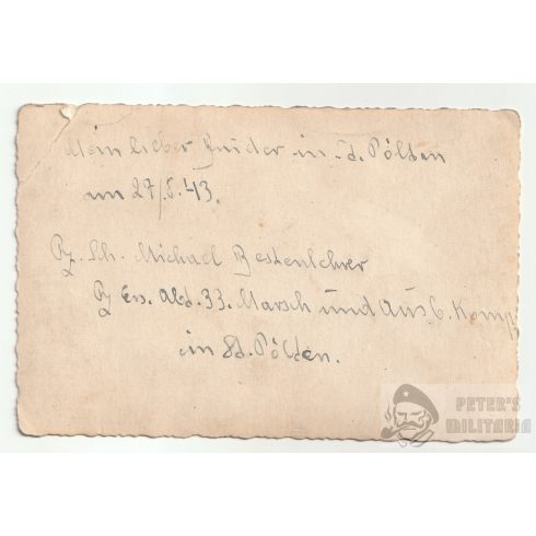 Páncélos portréfotó - 1943. St. Pölten