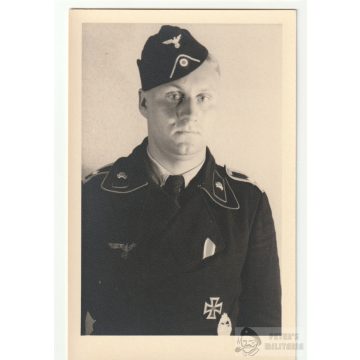 Páncélos Feldwebel portré - ködvágó és kitüntetések