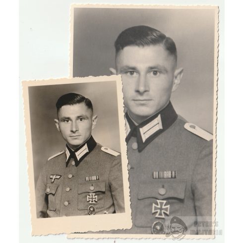 Wehrmacht hadnagy Vaskeresztes portrék