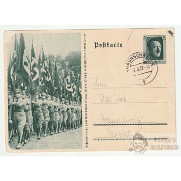 SA Feldpostkarte zum Reichsparteitag