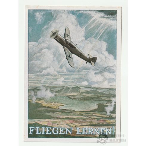 Fliegen Lernen képeslap