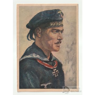 Haditengerészeti Lovagkeresztes képeslap - Karl Jörss