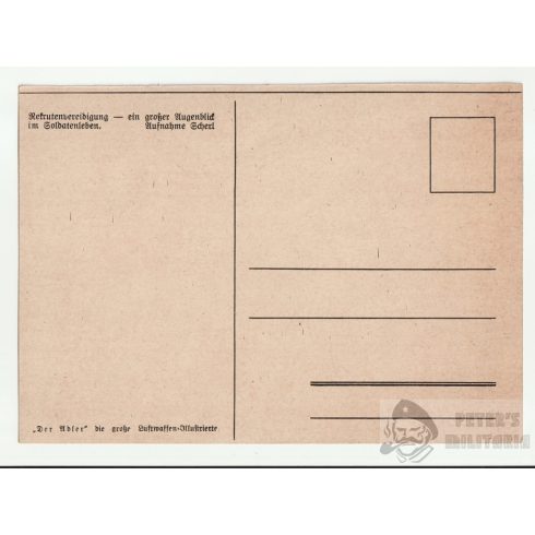 Luftwaffe eskütétel képeslap