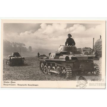 Panzertruppen képeslap