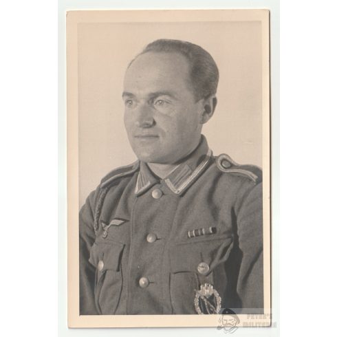 Wehrmacht portré Gyalogsági Rohamjelvénnyel