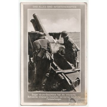 Infanteriewaffen - 15 cm Geschütze képeslap