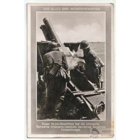 Infanteriewaffen - 15 cm Geschütze képeslap