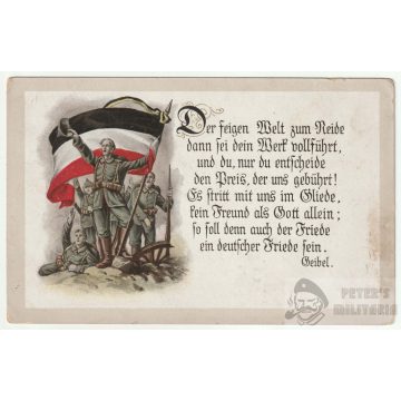   WW1 képeslap - Feldpost Landsturm Infanterie Batallion Wasserburg 