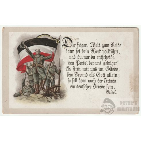 WW1 képeslap - Feldpost Landsturm Infanterie Batallion Wasserburg 