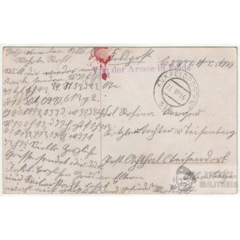 WW1 patrióta képeslap   
