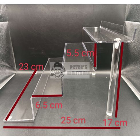 Plastic Step display stand