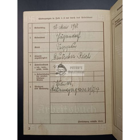 Arbeitsbuch  - O.Rosenberger, bútorasztalos