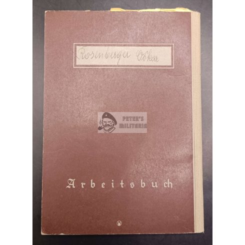 Arbeitsbuch  - O.Rosenberger, bútorasztalos