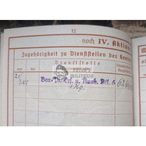 Soldbuch és Wehrpass - Konrad Kölling