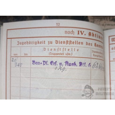 Soldbuch és Wehrpass - Konrad Kölling