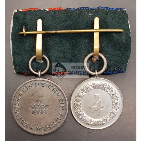 Szolgálati Medál és Anschluss medál parádé pánt