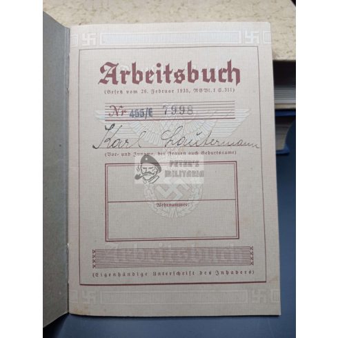 Arbeitsbuch / Munkakönyv - Karl Lautermann