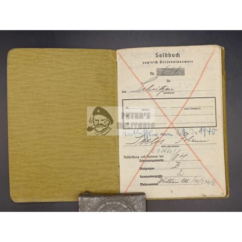 Soldbuch / Zsoldkönyv - 62. Gyaloghadosztály 