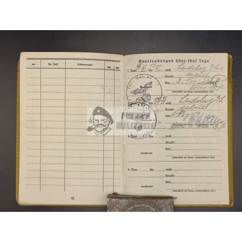 Soldbuch / Zsoldkönyv - 62. Gyaloghadosztály 