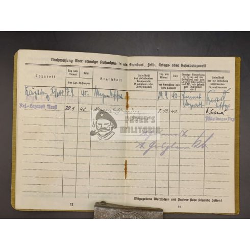 Soldbuch / Zsoldkönyv - Oberkraftfahrer
