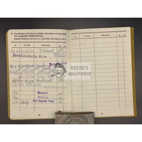 Soldbuch / Zsoldkönyv - Oberkraftfahrer